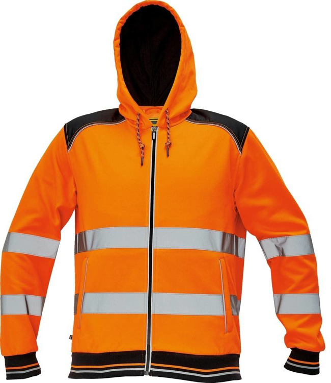 Obrázek z KNOXFIELD HI-VIS Reflexní mikina s kapucí - oranžová 