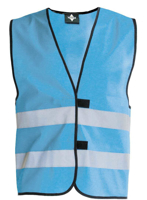 Korntex KW02 Reflexní vesta dětská sky blue