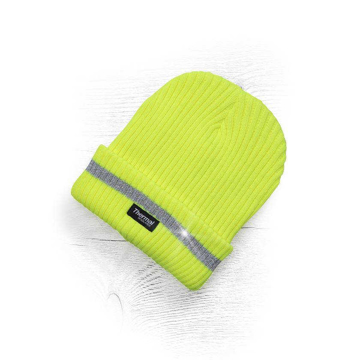 Obrázek ADLER SPARK Zimní čepice pletená + fleece hi-viz žlutá