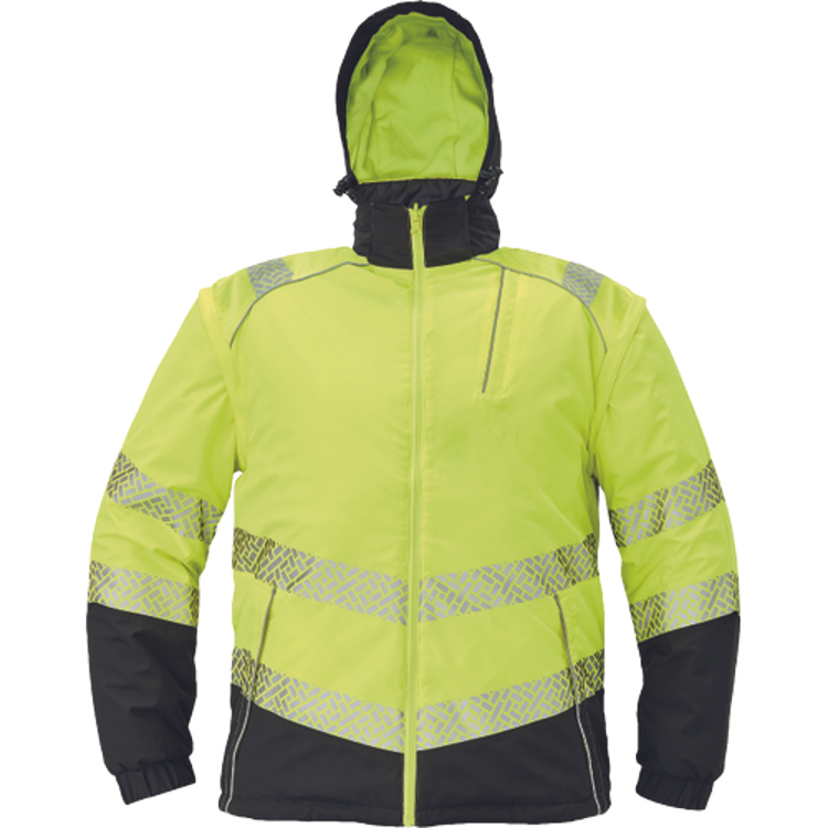 Obrázek z Cerva KNOXFIELD PROFI HI-VIS Reflexní oboustranná bunda žlutá / černá 