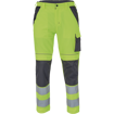 Obrázek z Cerva MAX VIVO HI-VIS Pracovní kalhoty do pasu žluté 