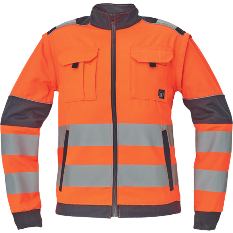 Obrázek z Cerva MAX VIVO HI-VIS Pracovní bunda oranžová 