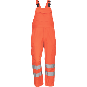 Obrázek Cerva GANDIA HV Pracovní kalhoty s laclem oranžové