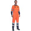 Obrázek z Cerva LORCA HV Pracovní kalhoty s laclem oranžové / navy 