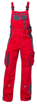 Obrázek z ARDON®VISION  Pracovní kalhoty s laclem červené prodloužené 