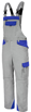 Obrázek z DYKENO Primo pracovní kalhoty s laclem šedo-modré 