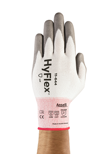 Obrázek z Ansell HYFLEX 11-644 Pracovní protipořezové rukavice 