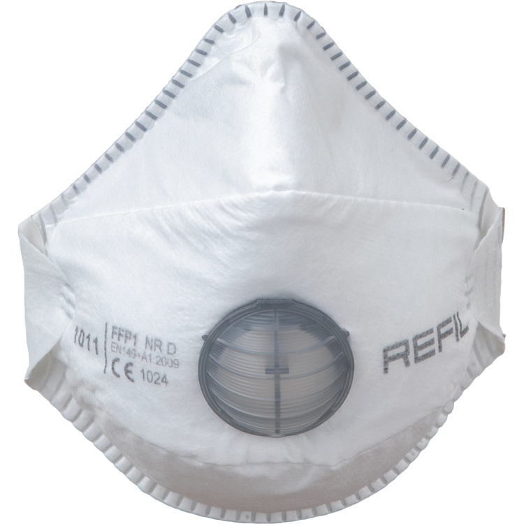 Obrázek z REFIL 1011 Respirátor FFP1 tvarovaný s ventilkem 10 ks 