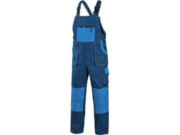 Obrázek CXS LUXY ROBIN Pracovní kalhoty s laclem modro / modré