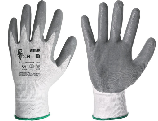 Obrázek z CXS ABRAK Pracovní polomáčené rukavice 12 párů 