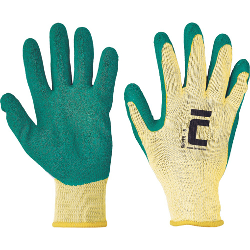 Obrázek z Cerva DIPPER Pracovní rukavice zelená 12 párů 