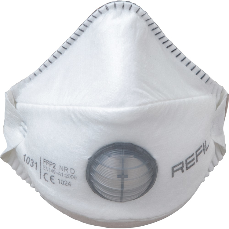 Obrázek z REFIL 1031 Respirátor FFP2 tvarovaný s ventilkem 10 ks 