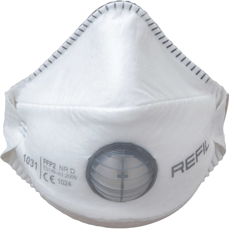 Obrázek z REFIL 1031 Respirátor FFP2 tvarovaný s ventilkem 1 ks 