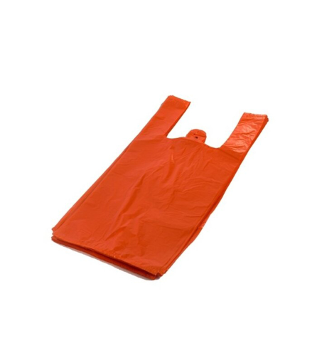 Obrázek z Mikrotenová taška oranžová 100 ks 