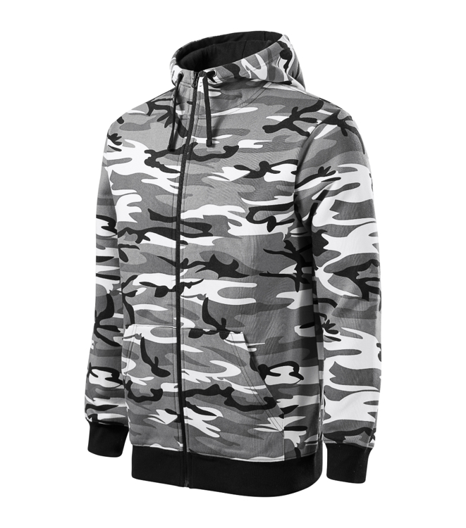 Obrázek z MALFINI C19 Camo Zipper Mikina pánská 