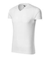 MALFINI 146 Slim Fit V-neck Tričko pánské